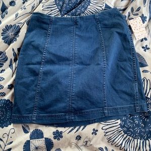Free People Denim Skirt